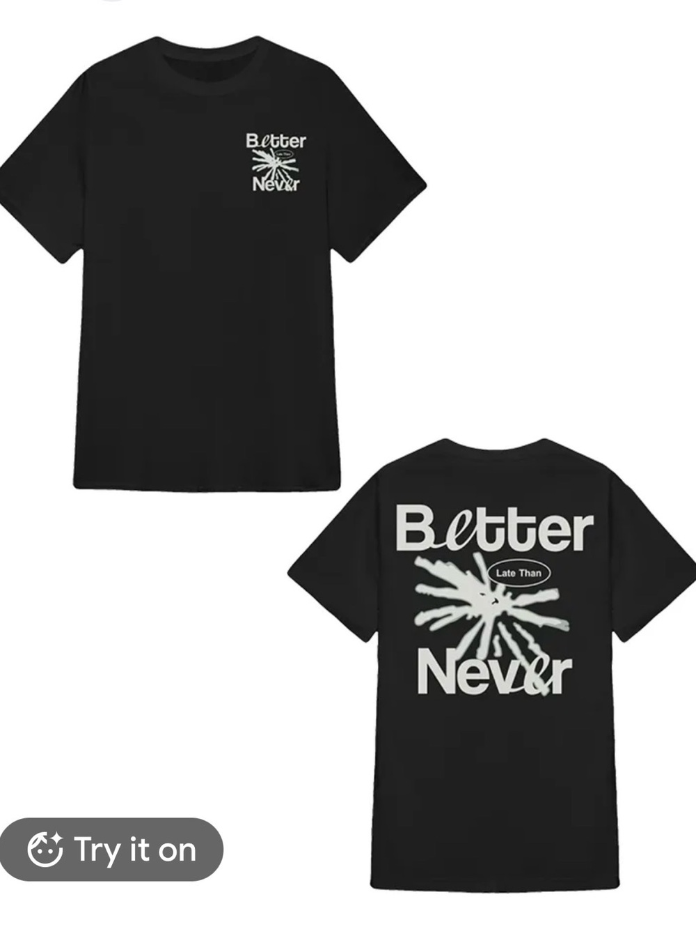 PACSUN Better Never Graphic Tee (seen on the TV show Marshals!!) men's Small